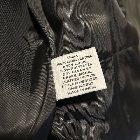 NWT! Walter Baker Leather Puffer Jacket. Size Small - Picture 6 of 8